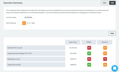 investment policy statement software