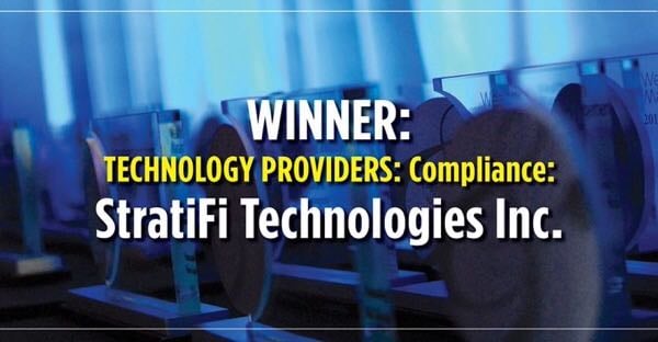 StratiFi Wins Award For Best Compliance Technology